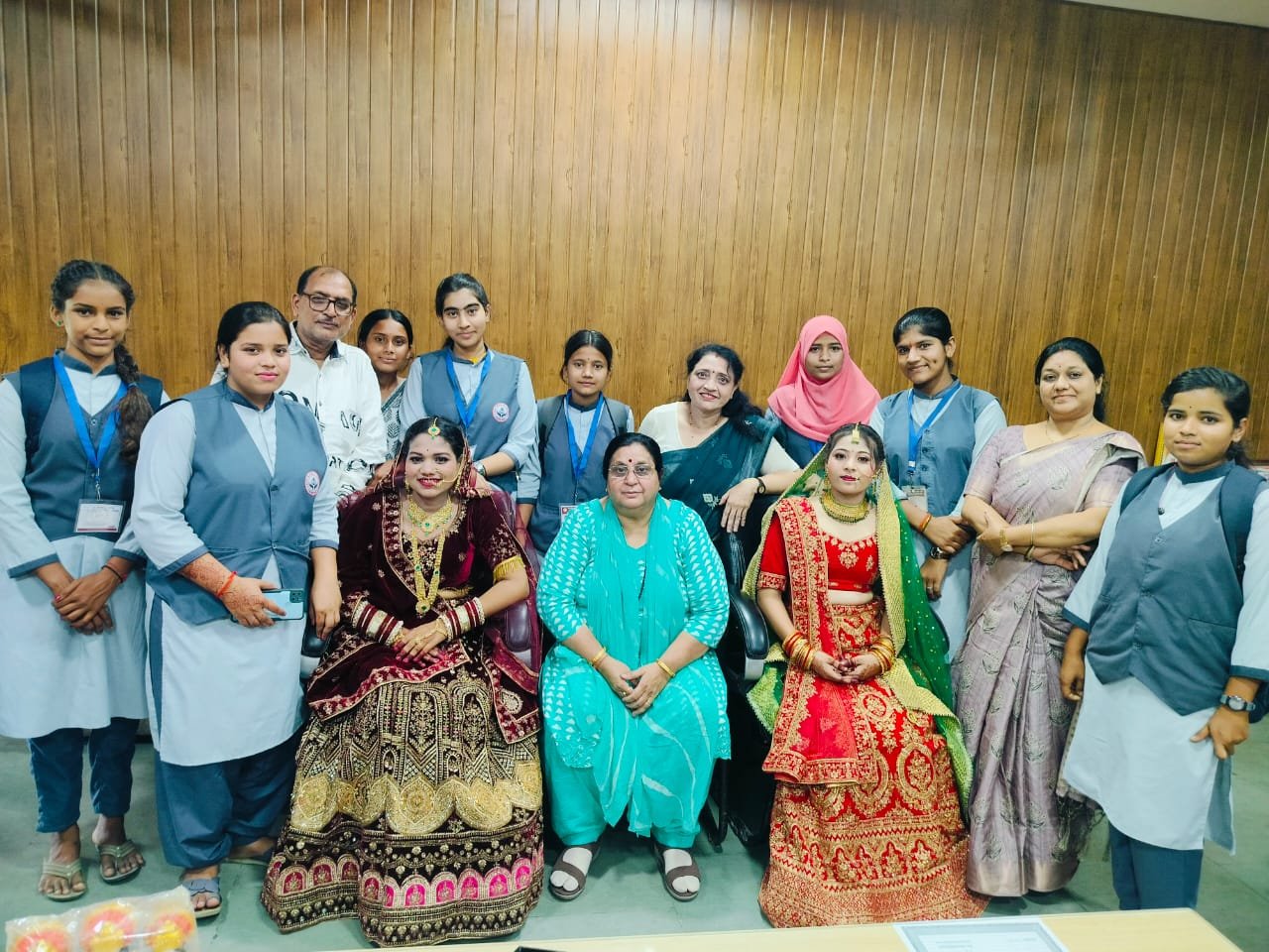 MGM College students learn beauty parlor skills