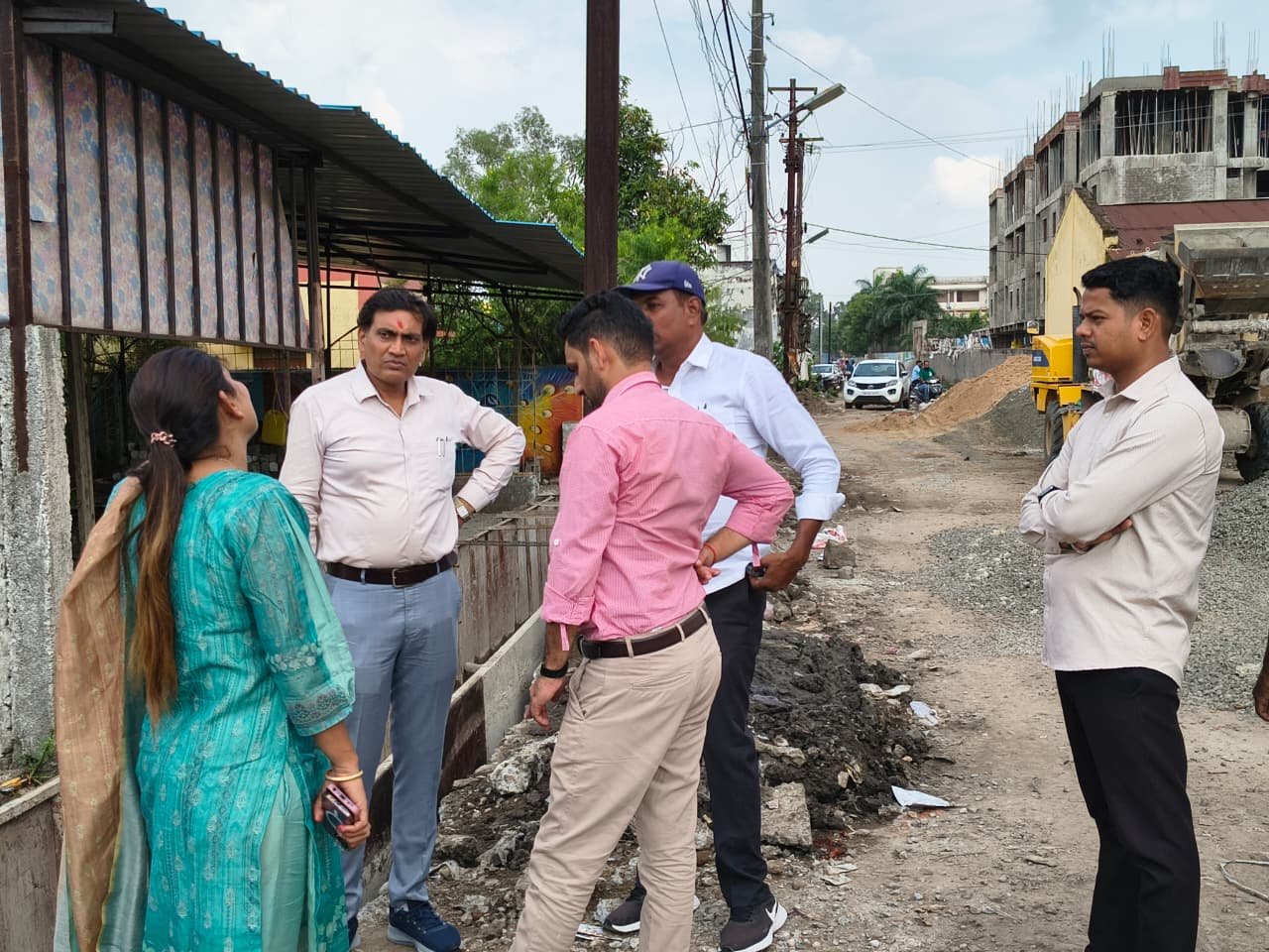 Municipality President inspected the construction works, stressing on quality and speed.