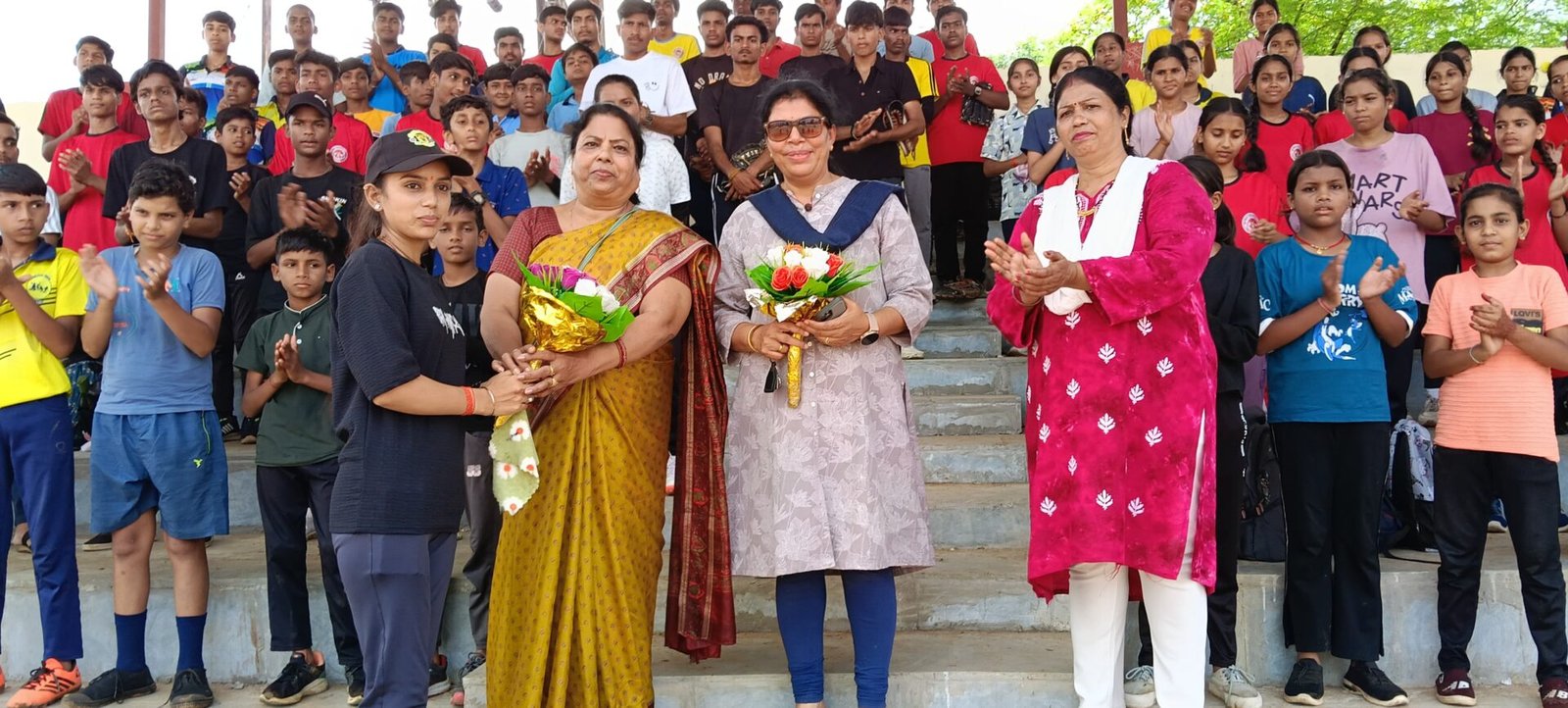 Organizing district level pittu and softball competition