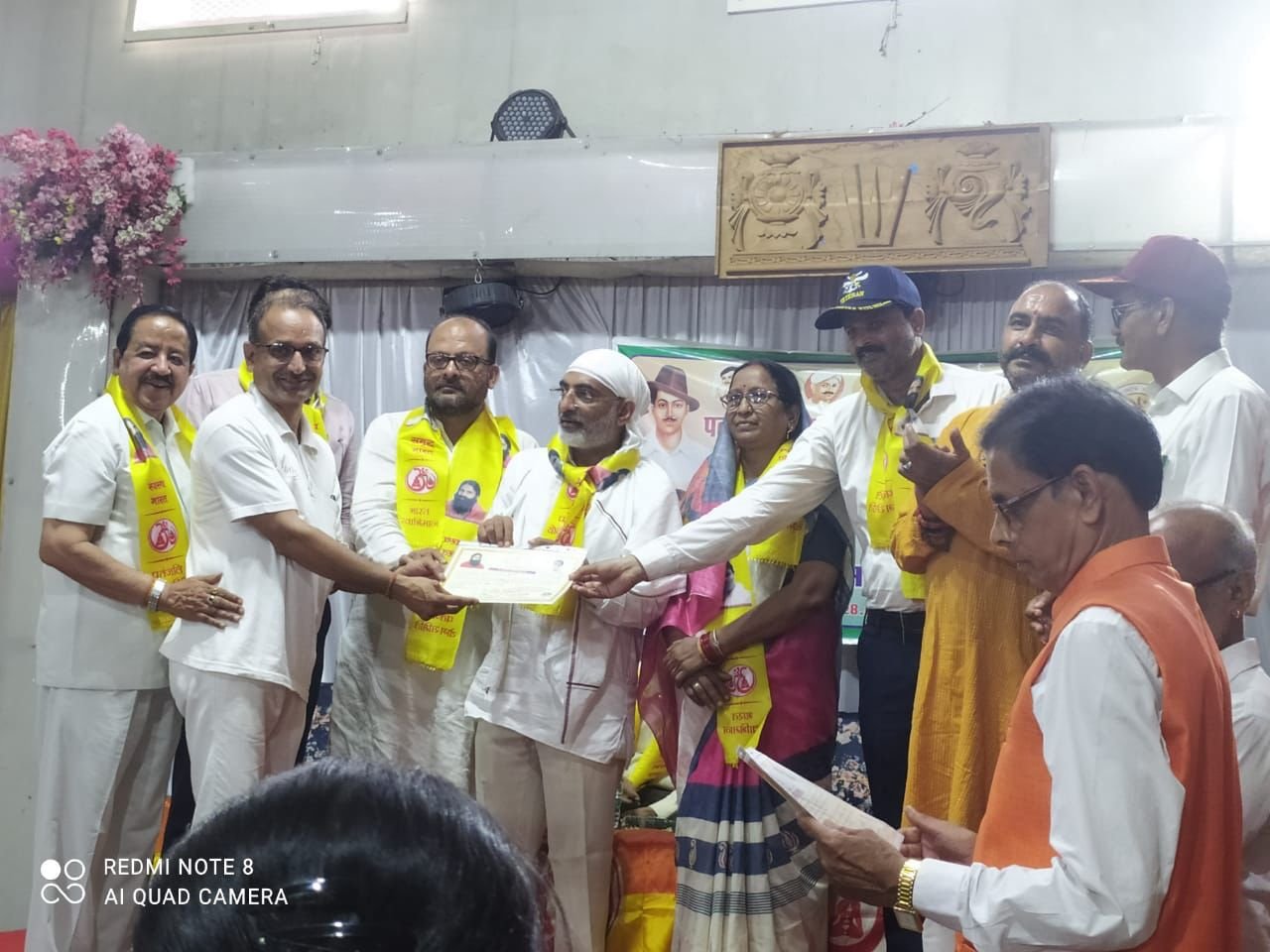 शहीद भगत सिंह जयंती पर योग शिक्षकों का सम्मान 1 Yoga teachers honored on Shaheed Bhagat Singh's birth anniversary