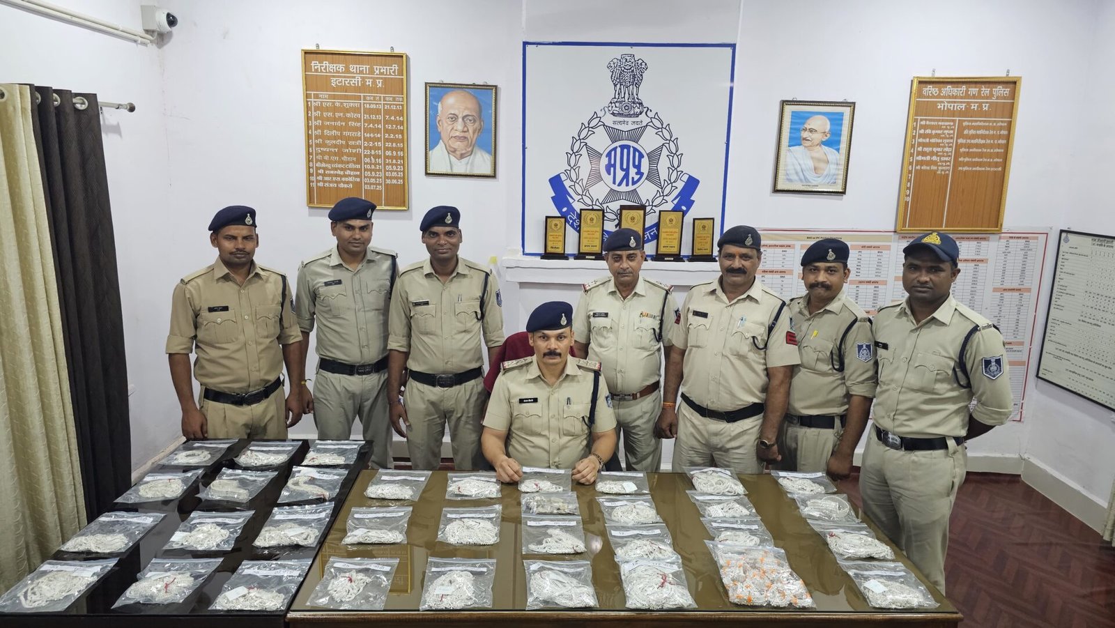 Itarsi GRP achieves major success, seizes silver jewellery worth Rs 20 lakh