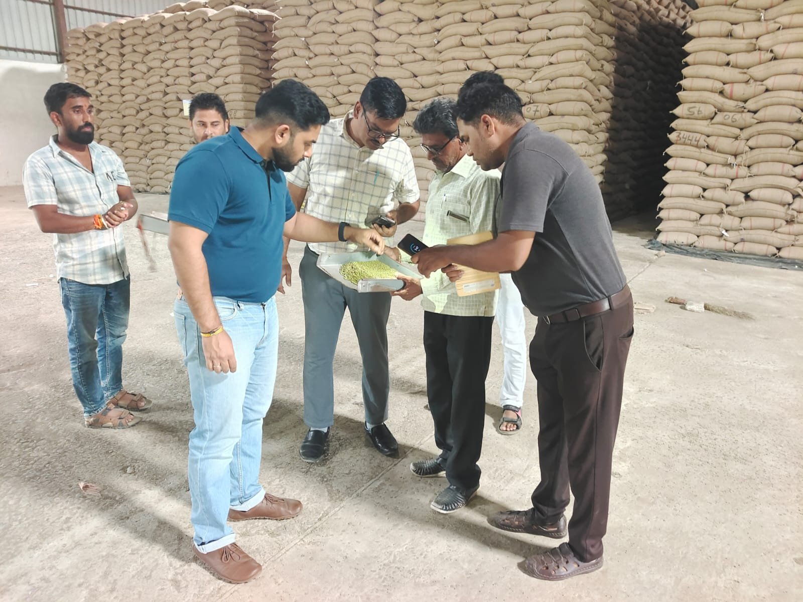 Irregularities in moong stock exposed, non-standard moong found in two warehouses of Itarsi