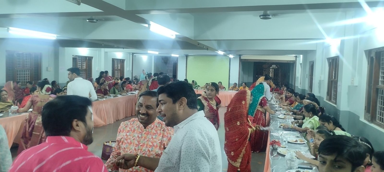 112 married women were given a feast on the occasion of Karva Chauth.