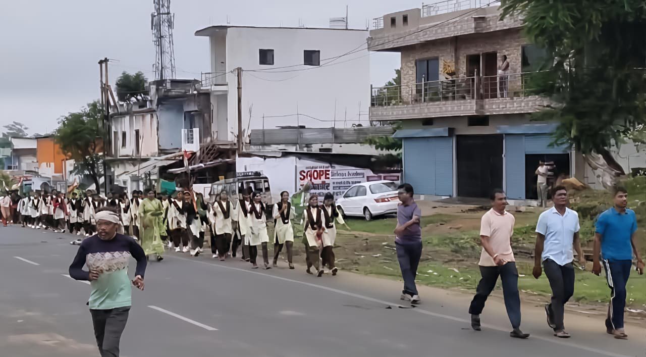 Unity Run organised on National Unity Day at Thana Kesla
