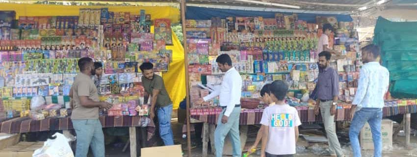 Municipal Corporation directs that dustbins must be placed in front of firecracker shops, and first-use polythene is banned.