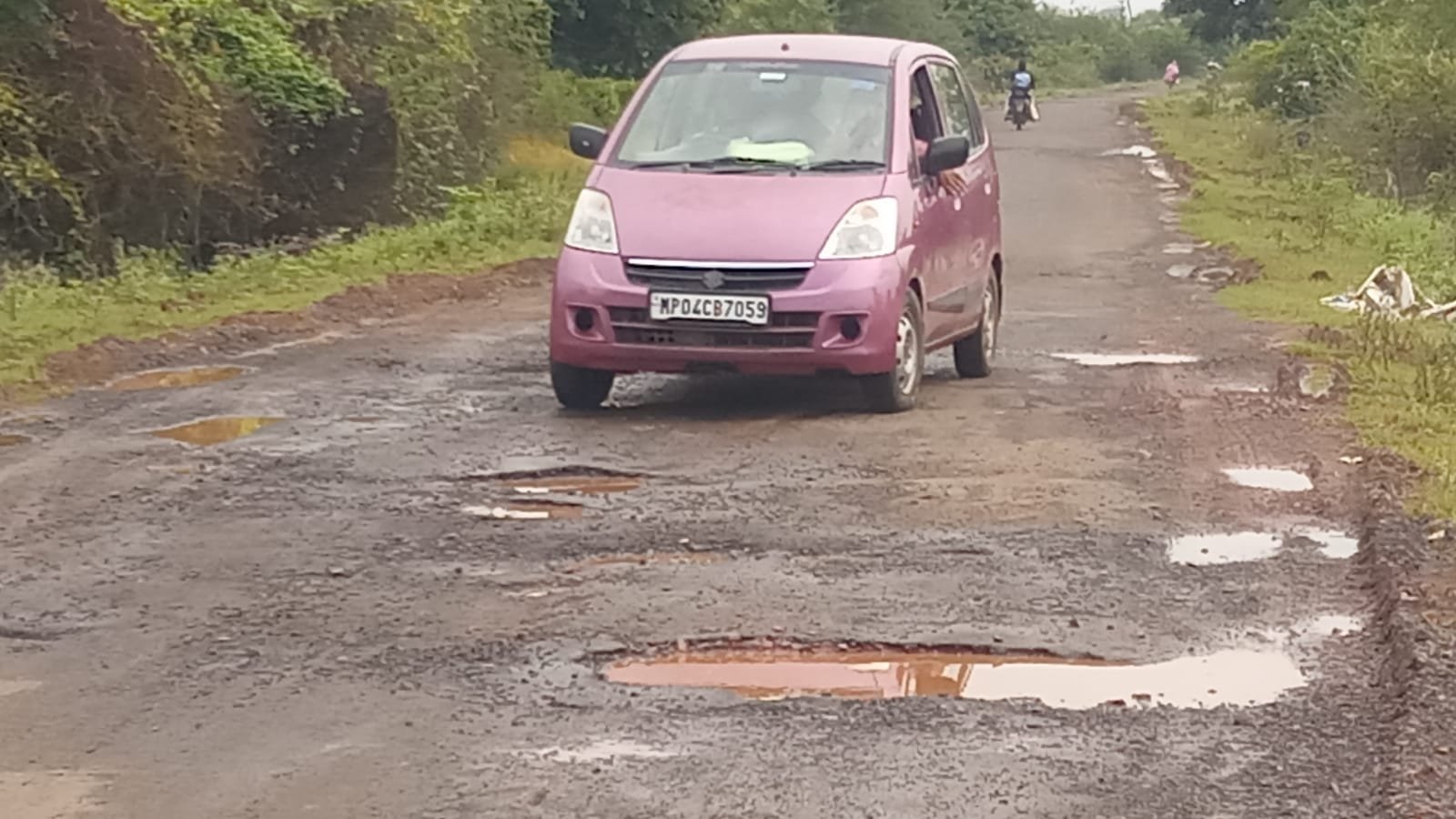 Villagers are suffering the consequences of shoddy construction of a road worth Rs 1 crore, and the absence of railings on culverts poses a threat to life.