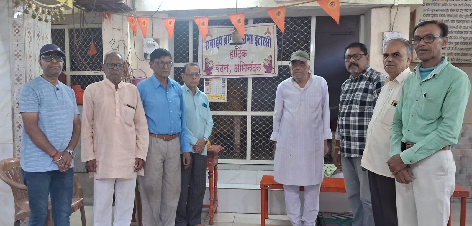 Sanadhya Brahmin Sabha expressed joy over the relocation of the temple and agreed on Diwali get-togethers.