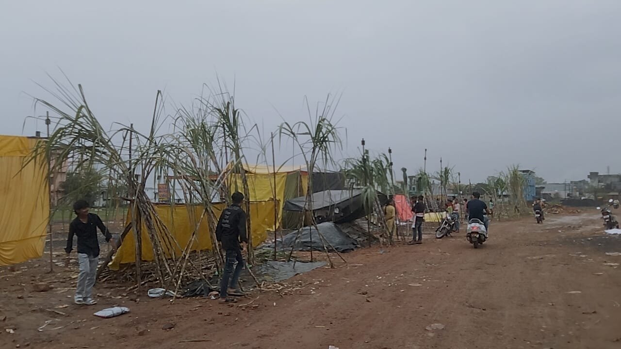 Dev Uthani Gyaras: Firecrackers and sugarcane market set up at Lal Ground in Itarsi