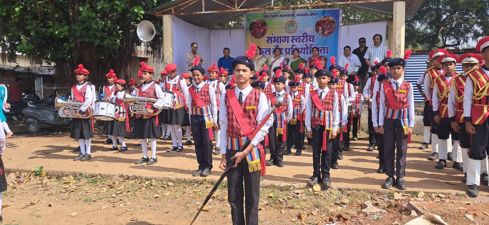 TRM School, Itarsi will represent Narmadapuram Division in the State Level Band Competition