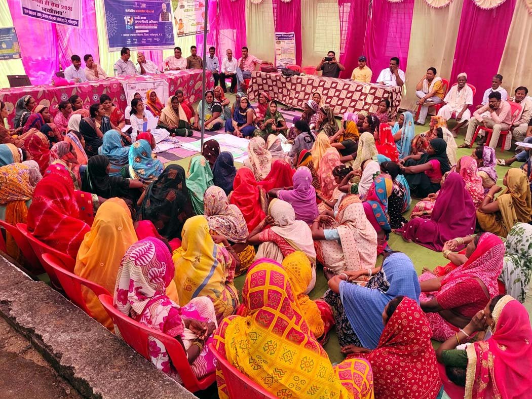 Reading of the 'Adi Karma Yogi' vision plan at Taku Gram Sabha on Gandhi Jayanti