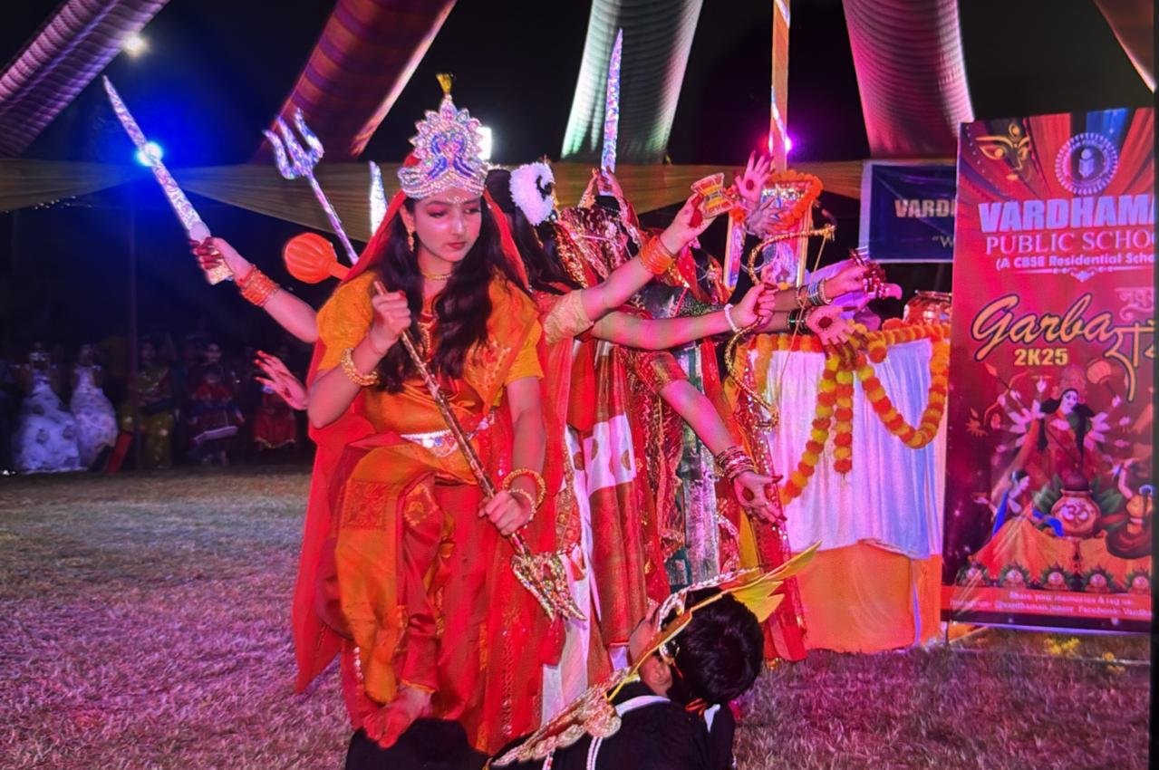 Two-day celebration of Navratri Festival and Dussehra Festival at Vardhaman Public School