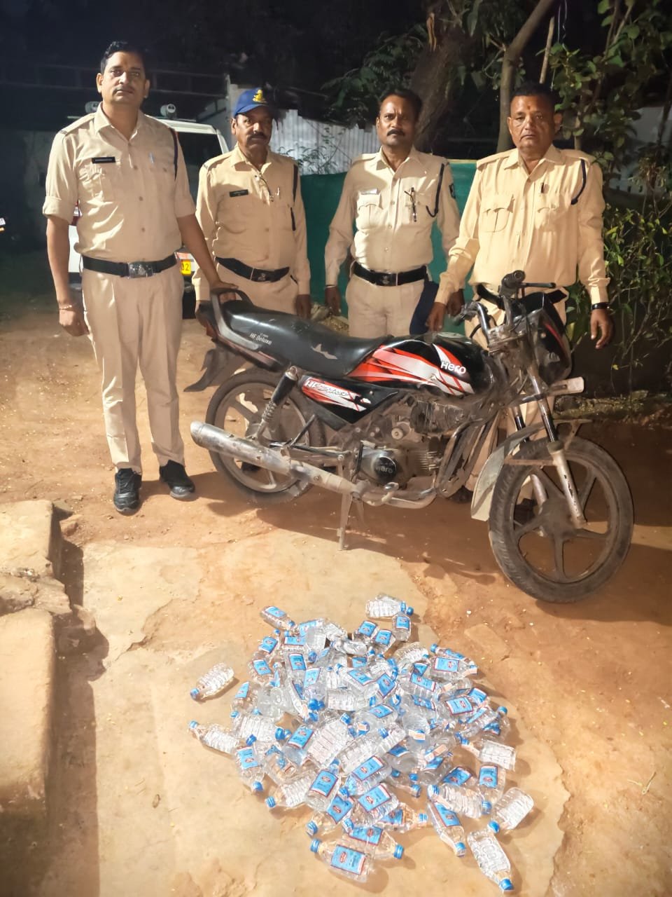 Excise department cracks down on illegal liquor smuggling, seizes 87 pounds of country liquor and a vehicle