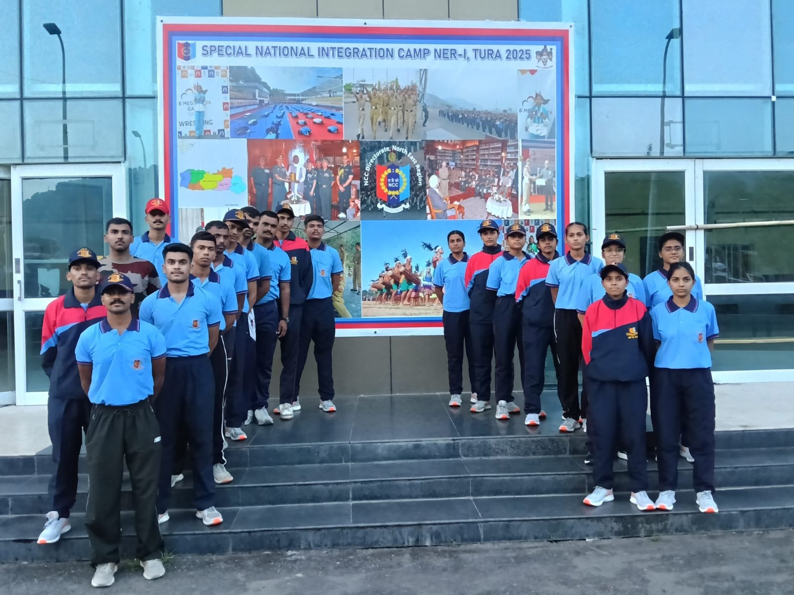 NCC cadets of Government MGM College participate in NCC camp in Meghalaya