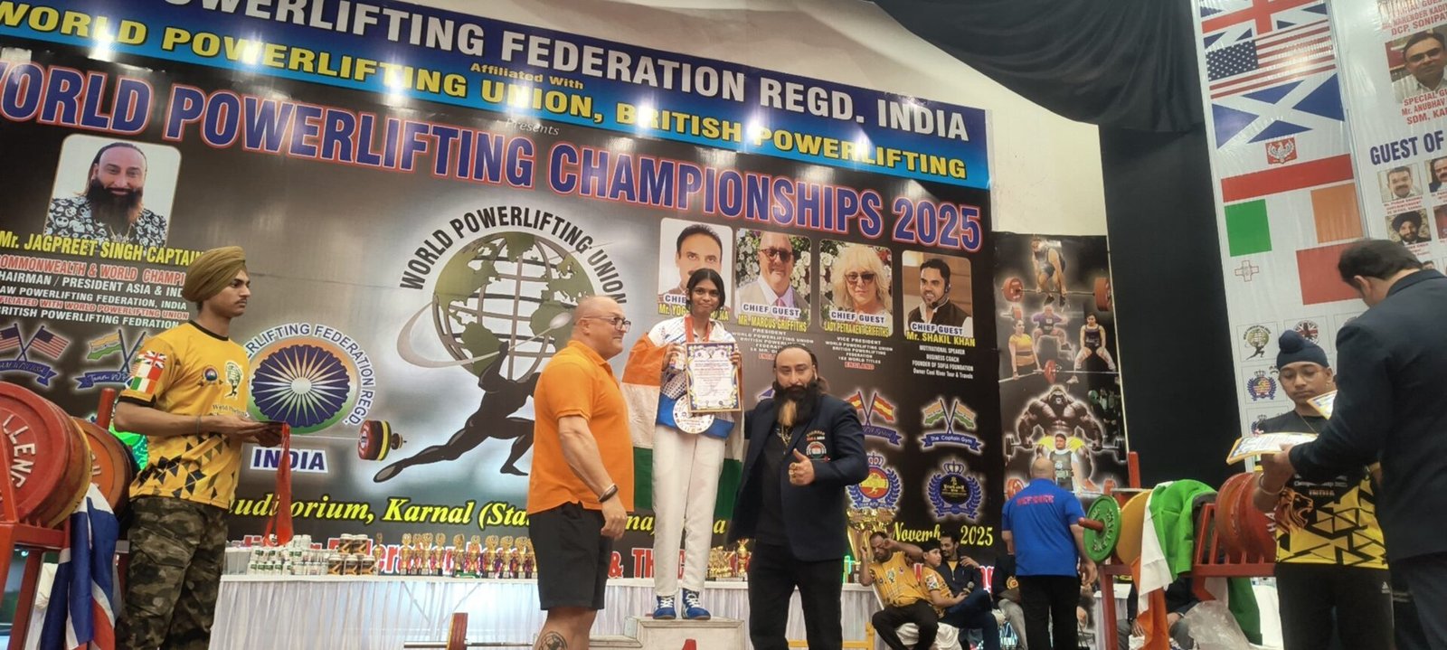 Rishika Patel won the gold medal in the International Powerlifting Championship