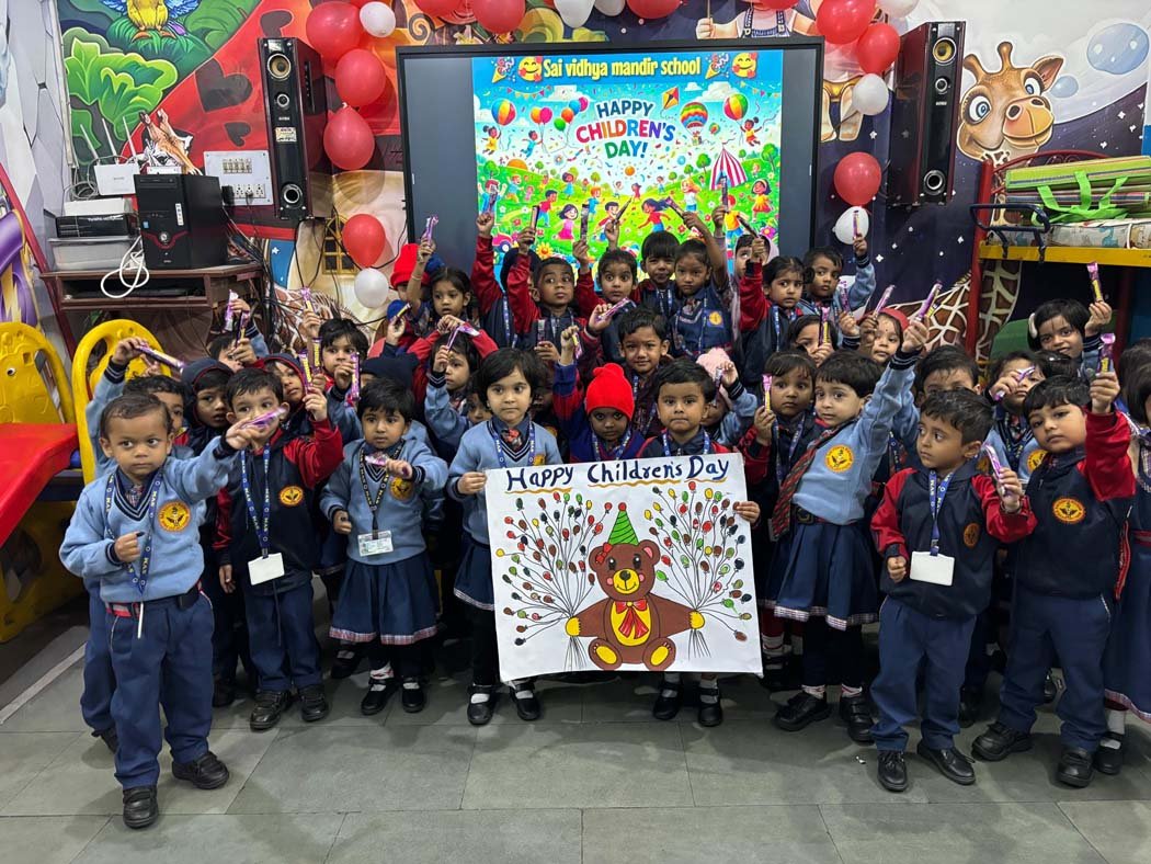 Children's Day was celebrated with great enthusiasm in Sai Vidya Mandir School.