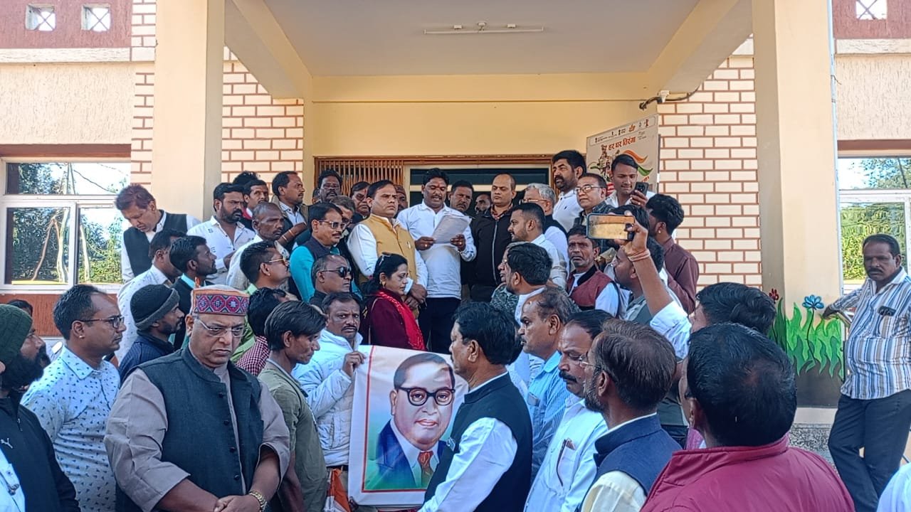 If space for Dr. Ambedkar's statue is not found within two months, there will be a protest.