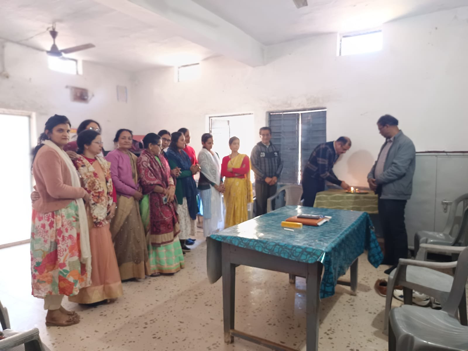 Educational dialogue organized at Integrated Secondary School Station Ganj