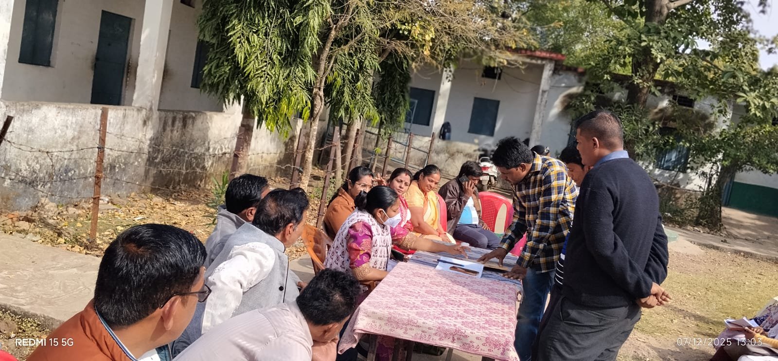 Tehsildar inspected SIR work in Mehragaon