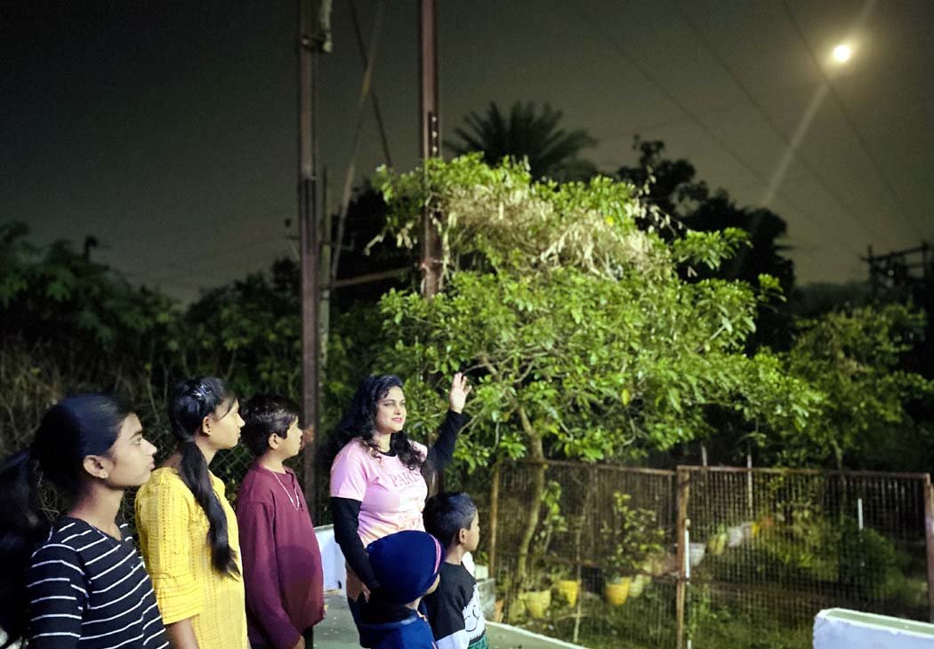 The supermoon appears alongside the cold moon, making tonight's full moon a special event.