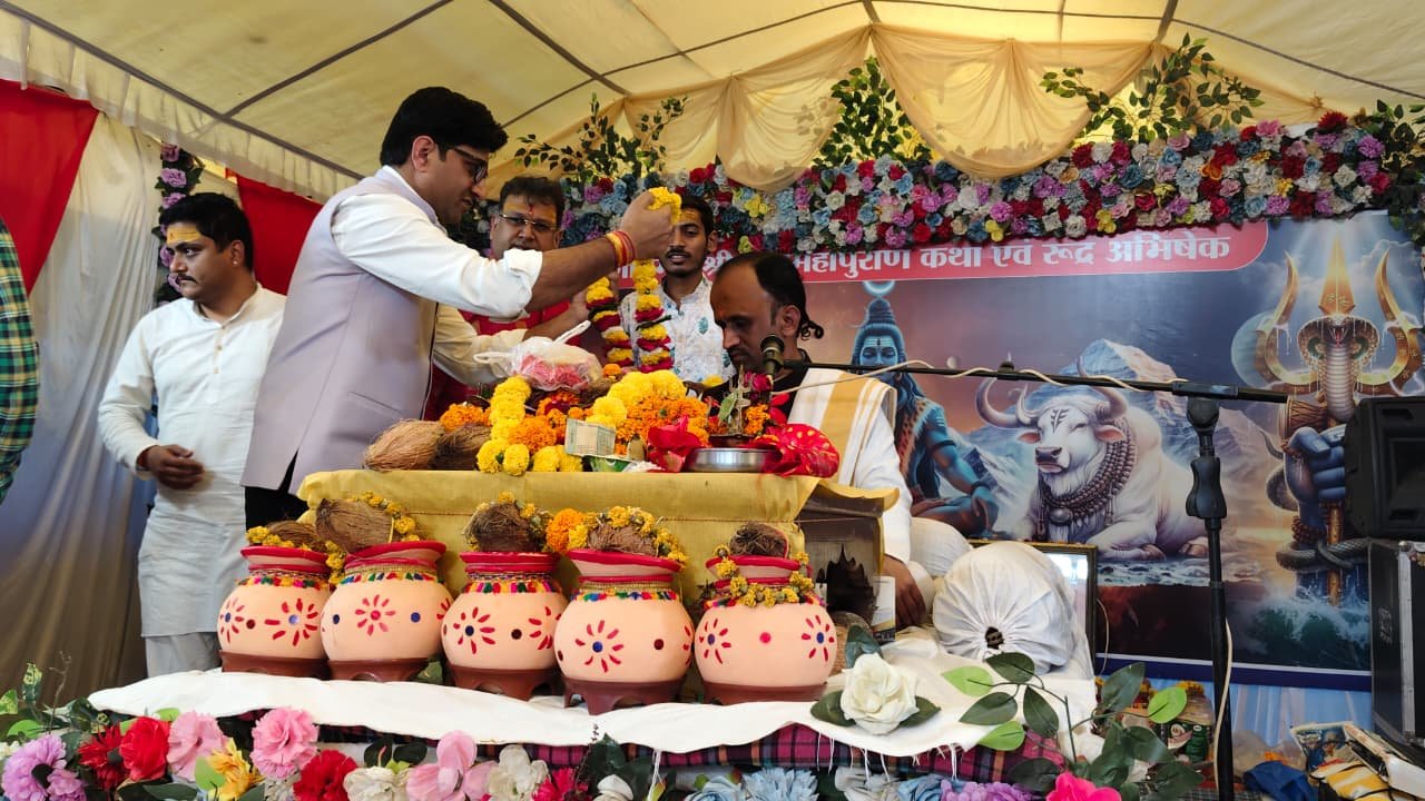 Har Har Mahadev resonated in the Shiva Purana story, Rudrabhishek took place