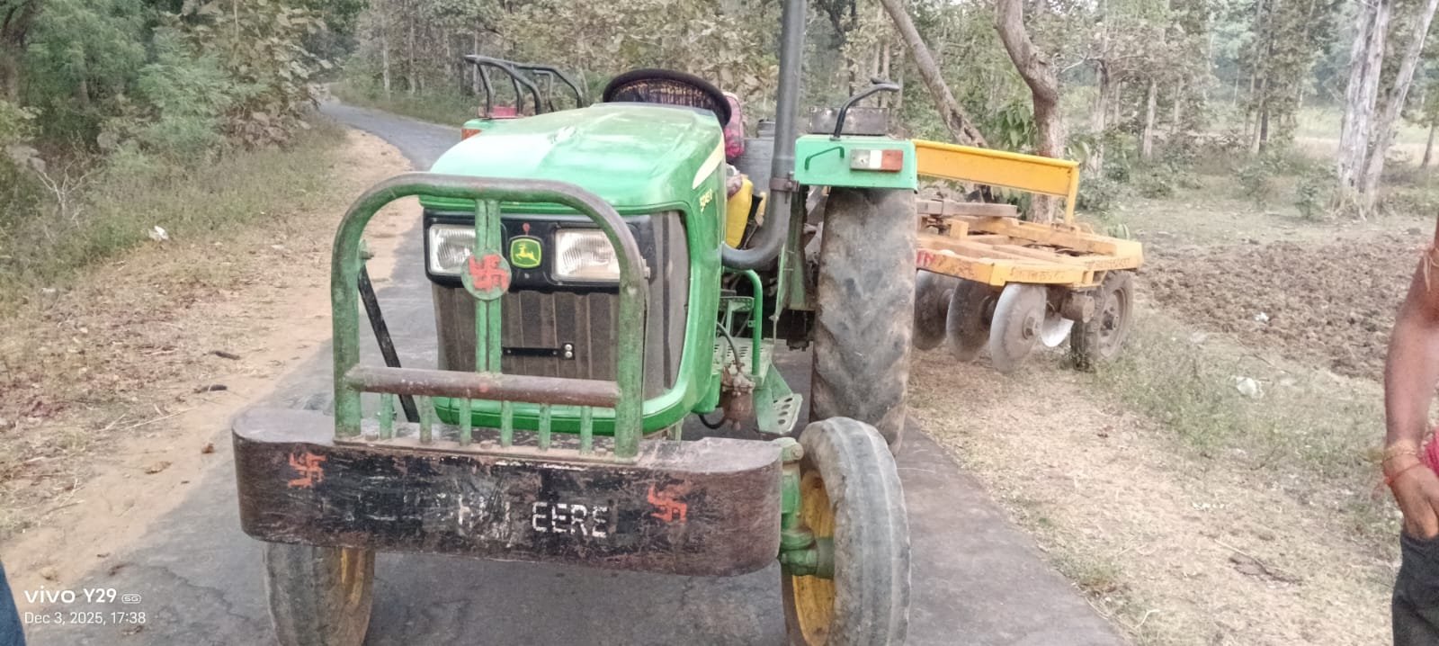 Forest department takes major action, seizes tractors involved in illegal ploughing in Tawa backwater area