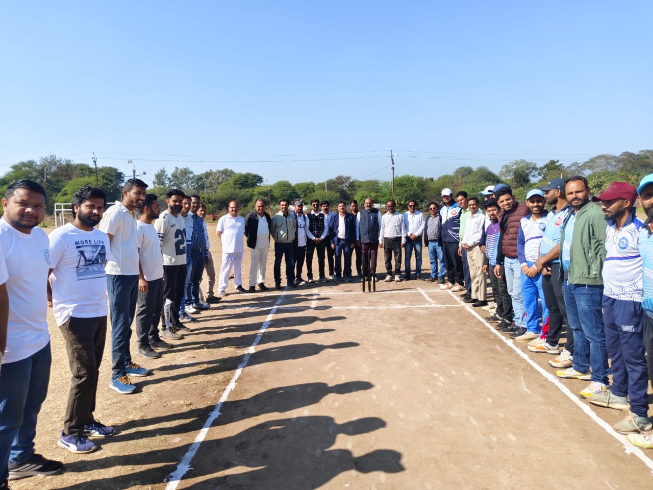 Railway officials and employees showcased their strength on the field in the cricket tournament.