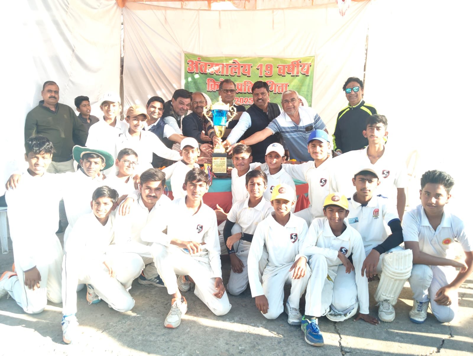 Kendriya Vidyalaya defeated Genius Planet School in the MP Cup final match.