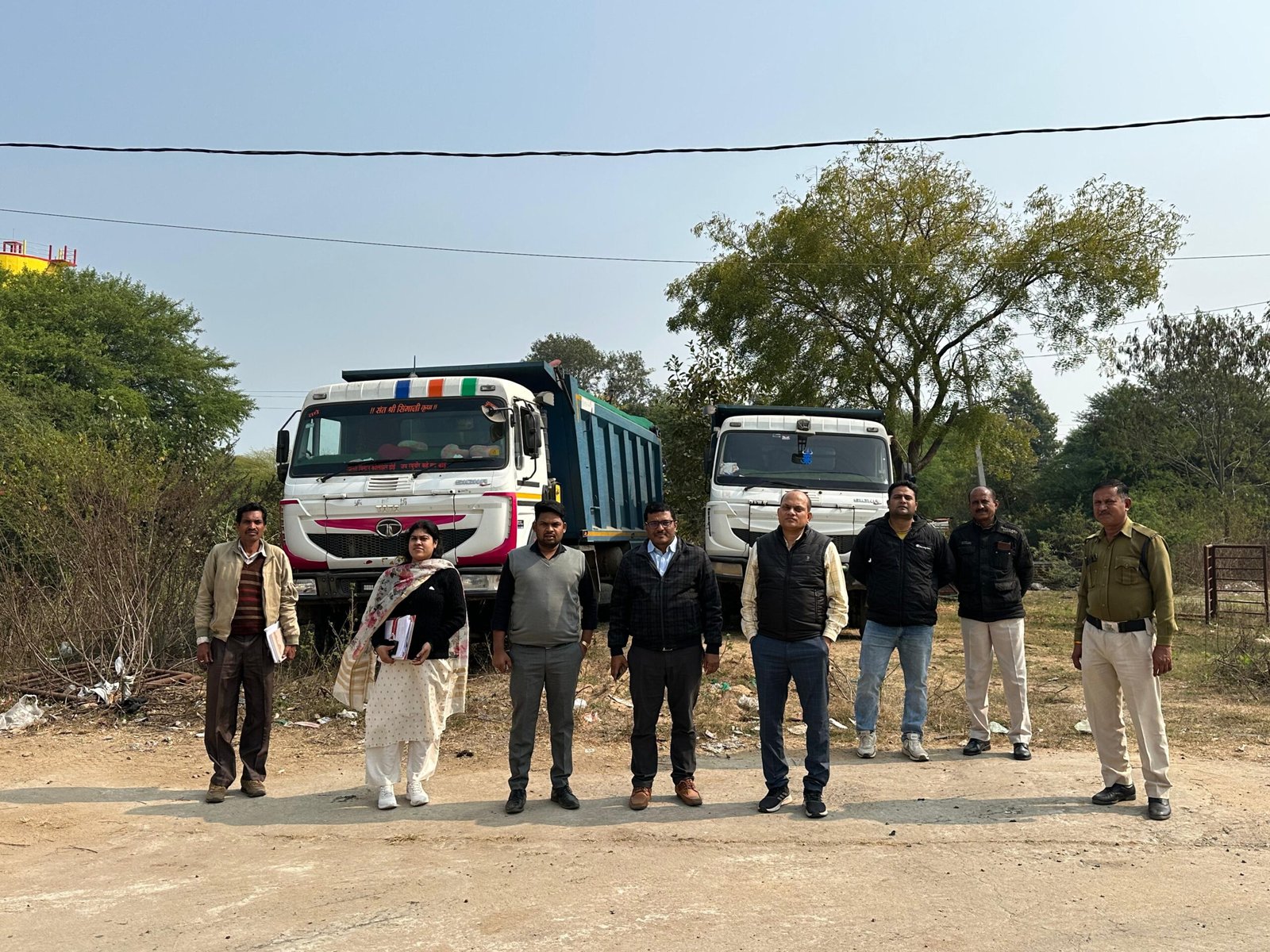 Major action against illegal mining, truck and dumper seized