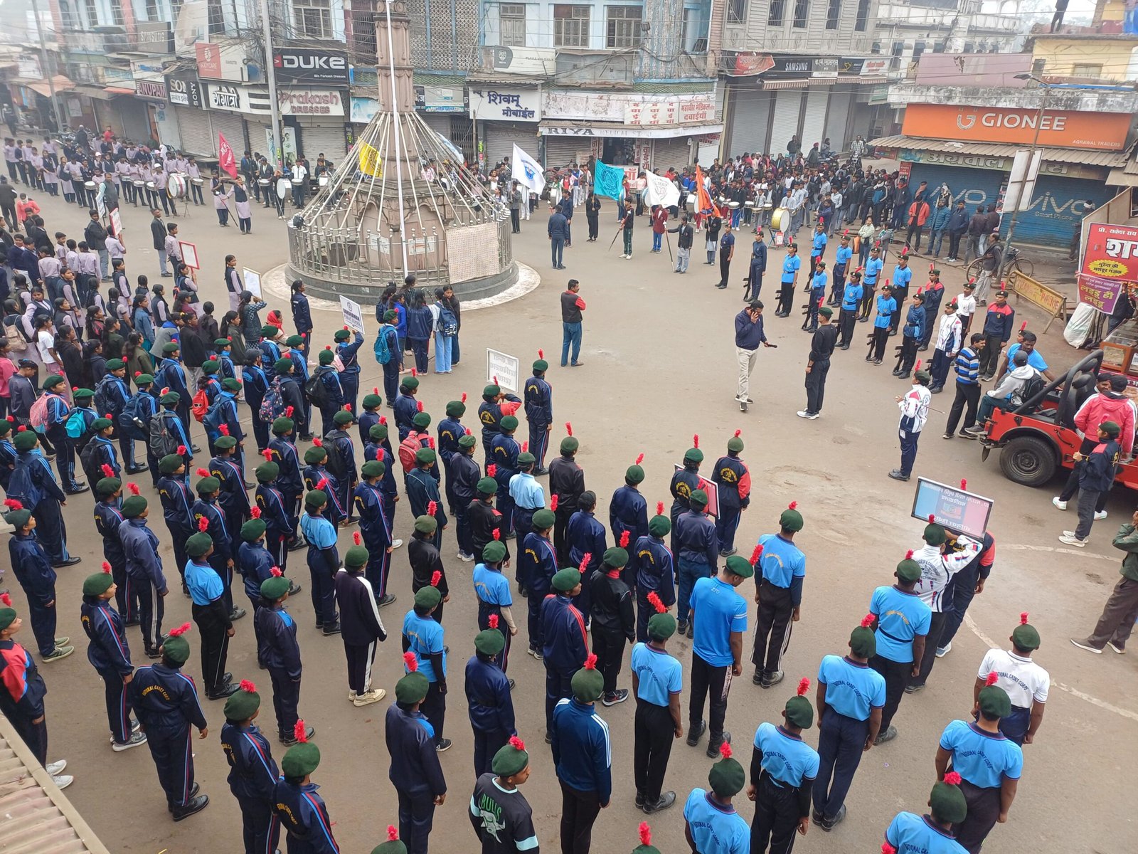 Final touches given to Republic Day preparations at Shan-e-Tiranga, Itarsi