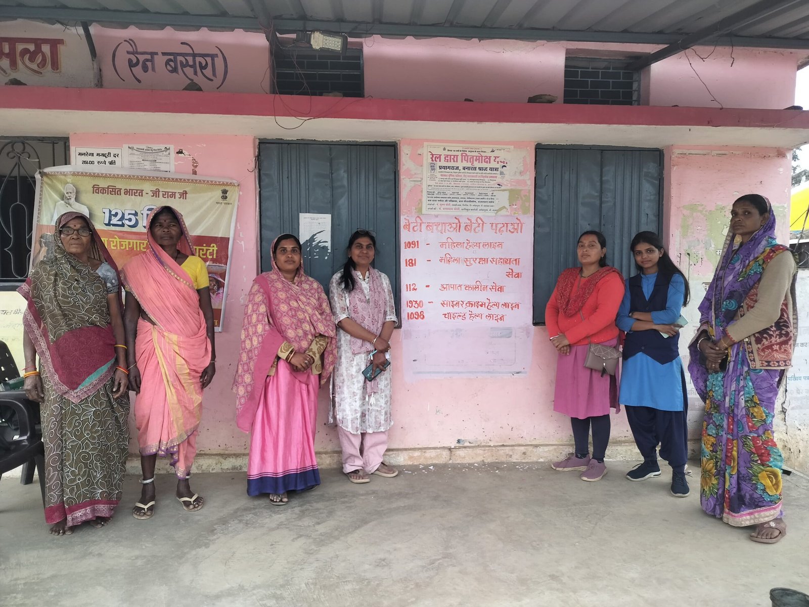 Save the girl child, educate the girl child pledge at Anganwadi centers in Kesla block