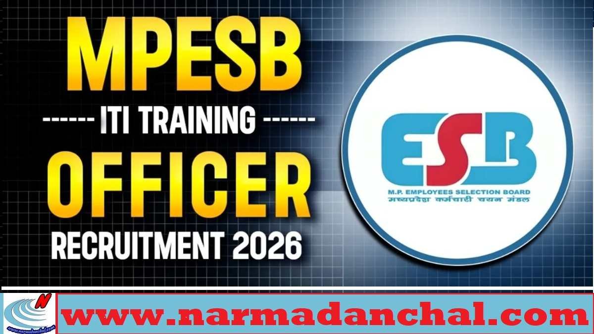 MPESB ITI Training Officer Vacancy 2026
