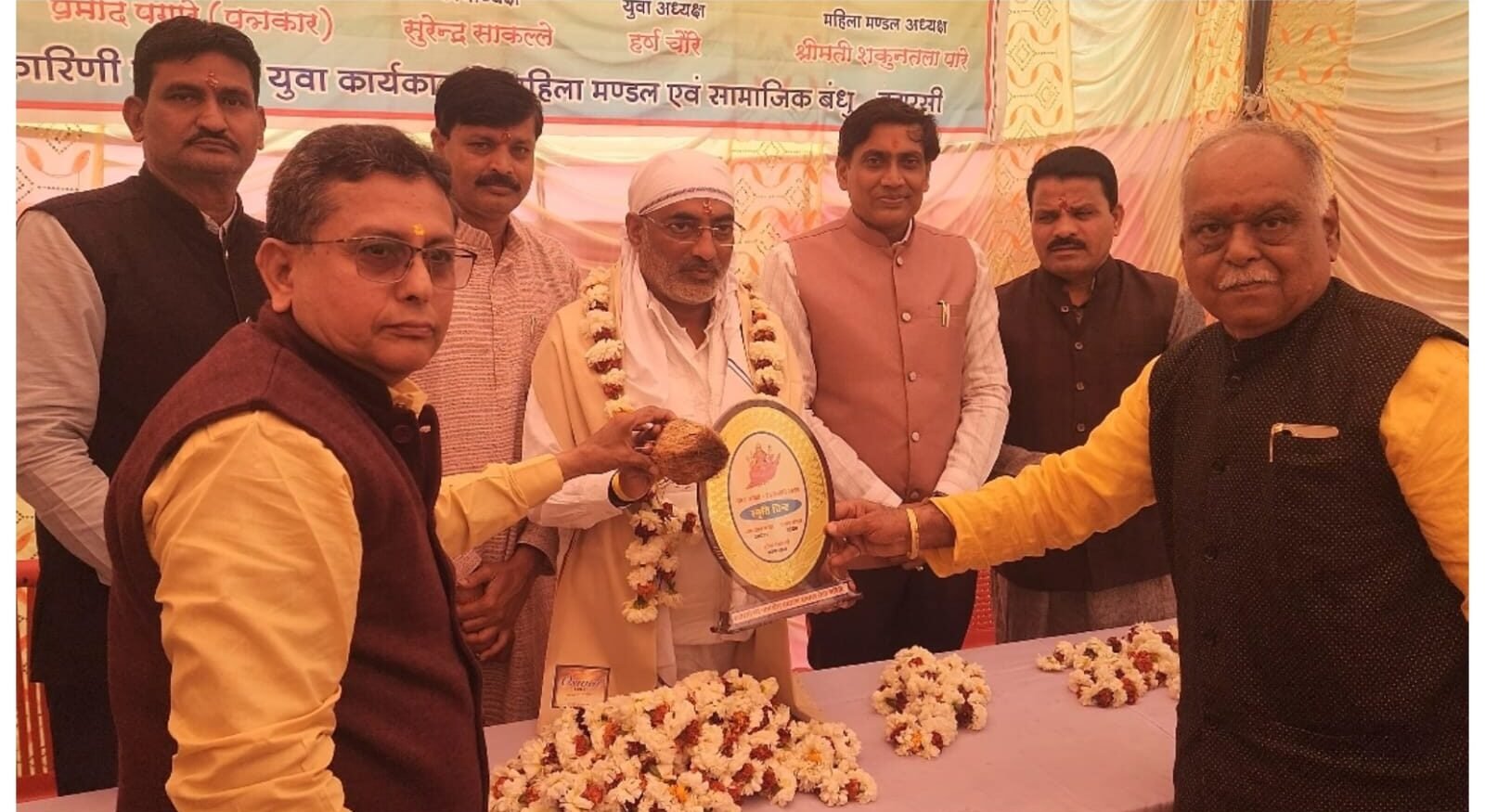 Narmada Jayanti celebrations of Narmada Brahmin Samaj, MP honours talents