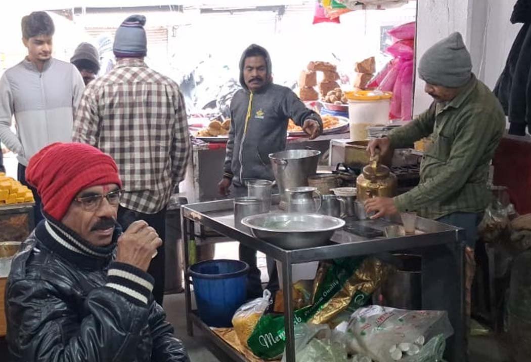 The soft winter sun and the chilly winds, the sips of tea and the taste of hot pakoras.