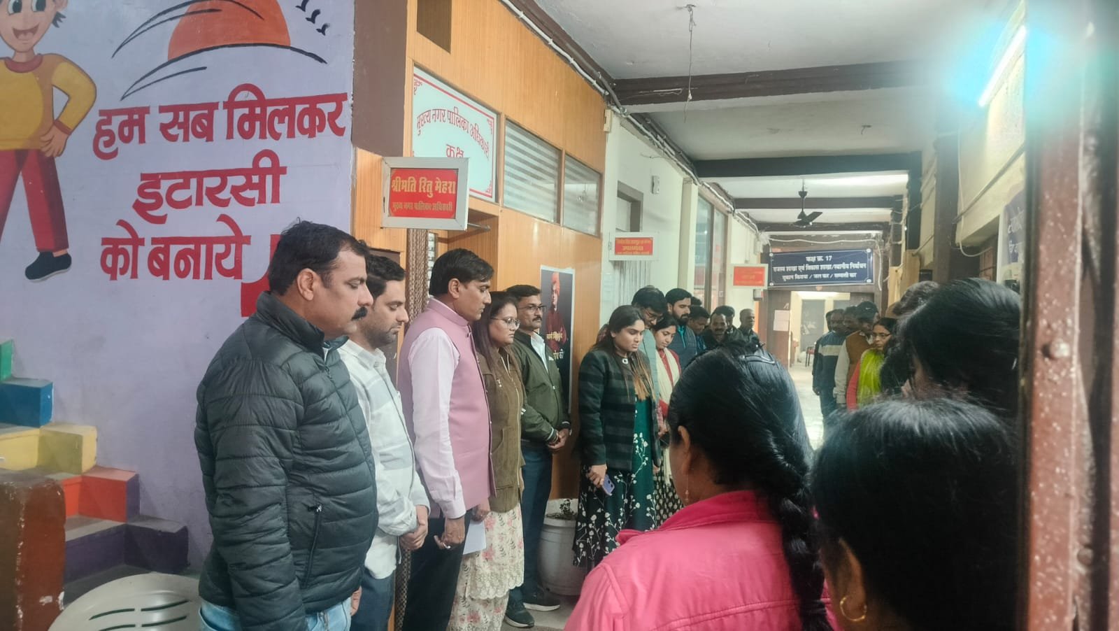 A condolence meeting was held at the Municipal Corporation on the demise of Councilor Dharamdas Mihani, and a heartfelt tribute was paid.