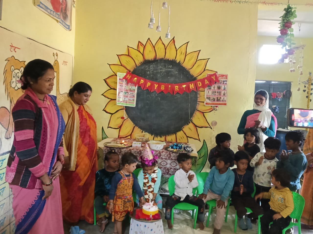 Message of education and nutrition through play, children's birthday celebrated in Bal Chaupal
