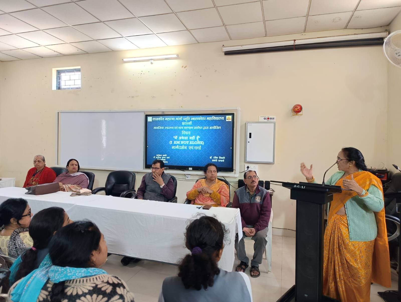 Discussion on mental health, 250 students learned to deal with stress