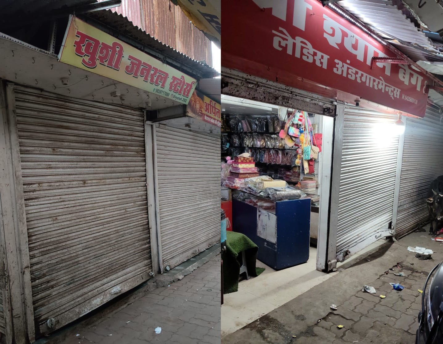 Locks of three shops broken in Patwa Line, questions raised on police patrolling