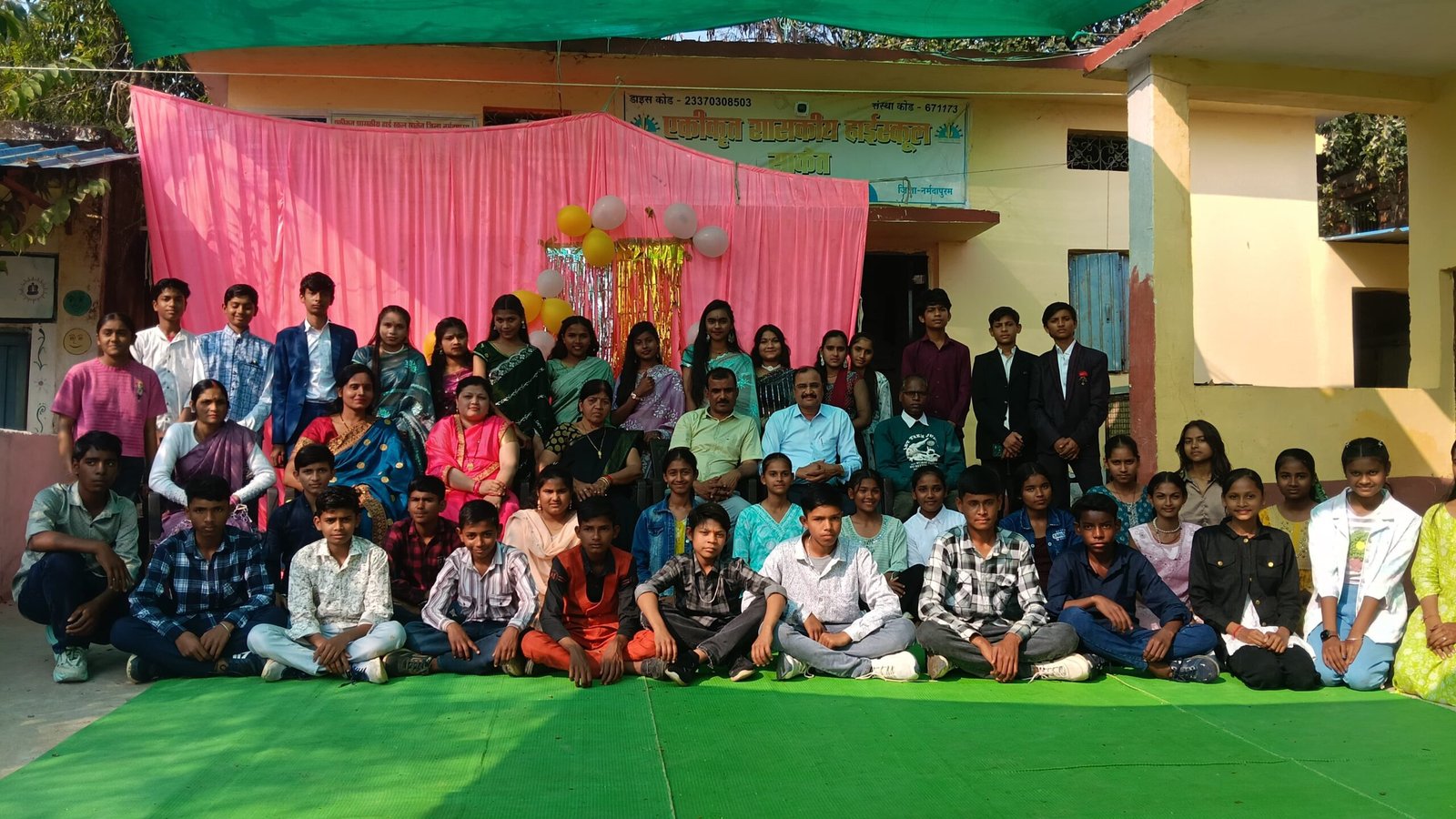 Farewell Ceremony at Saket High School: A tearful farewell to the tenth grade students