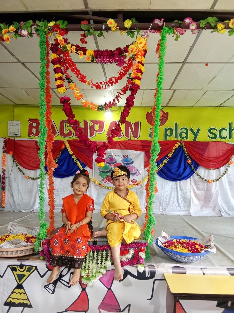 bachpan holi celebration 1