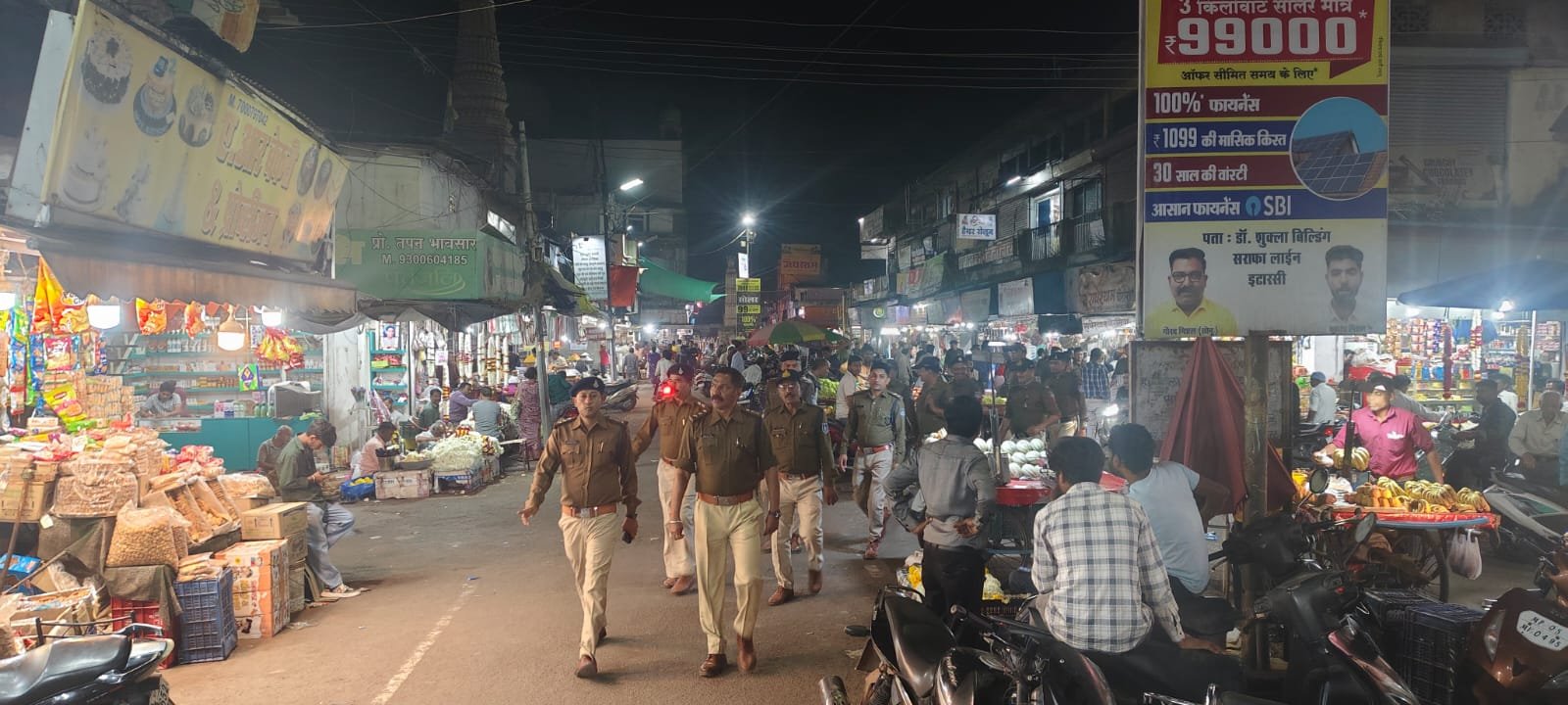 Police 'flag march': Warning to rioters, disturbing peace will not be spared