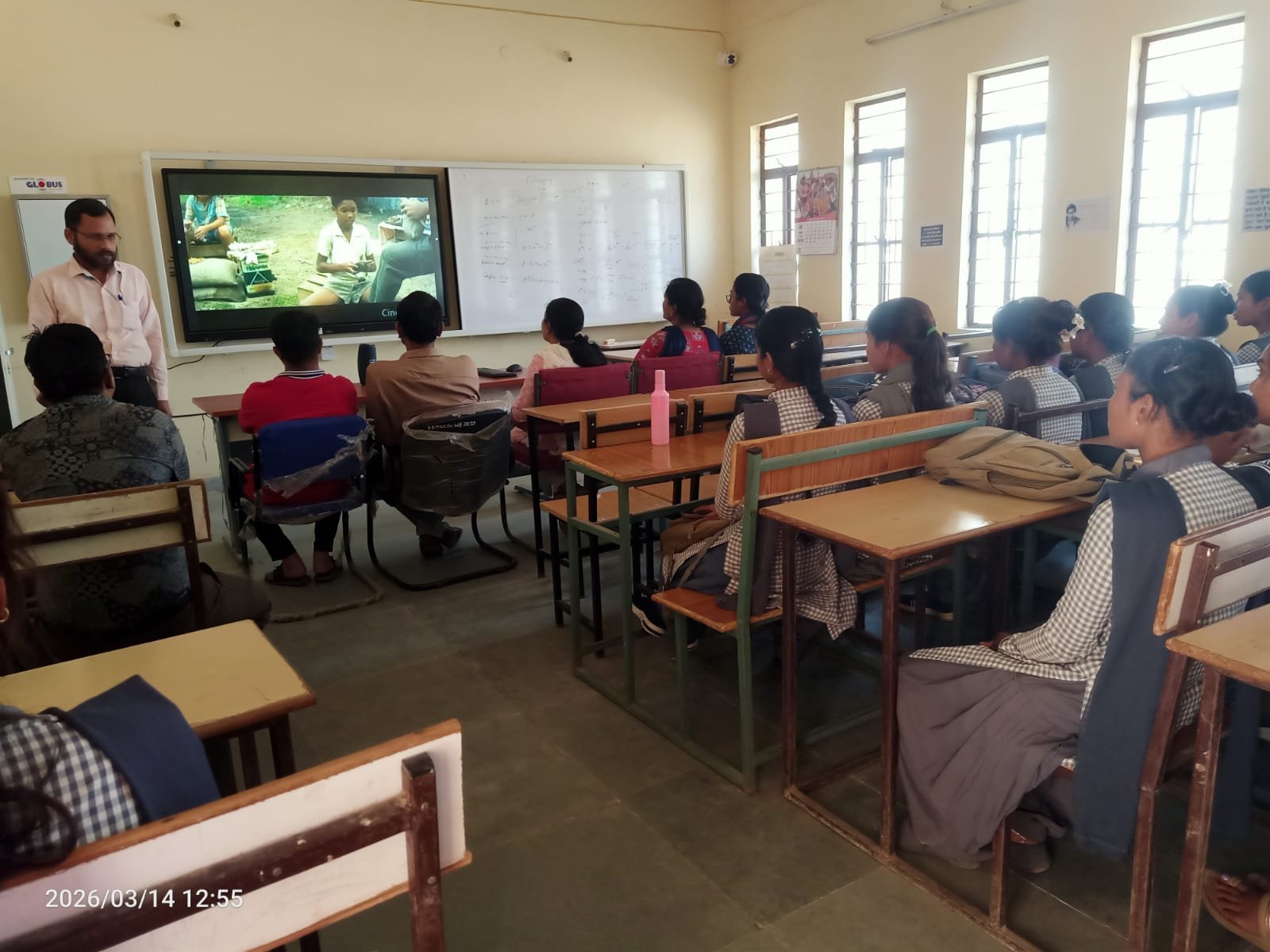 Students at BBMC watched the struggle story of legendary footballer Pele; the film screening brought a message of inspiration.