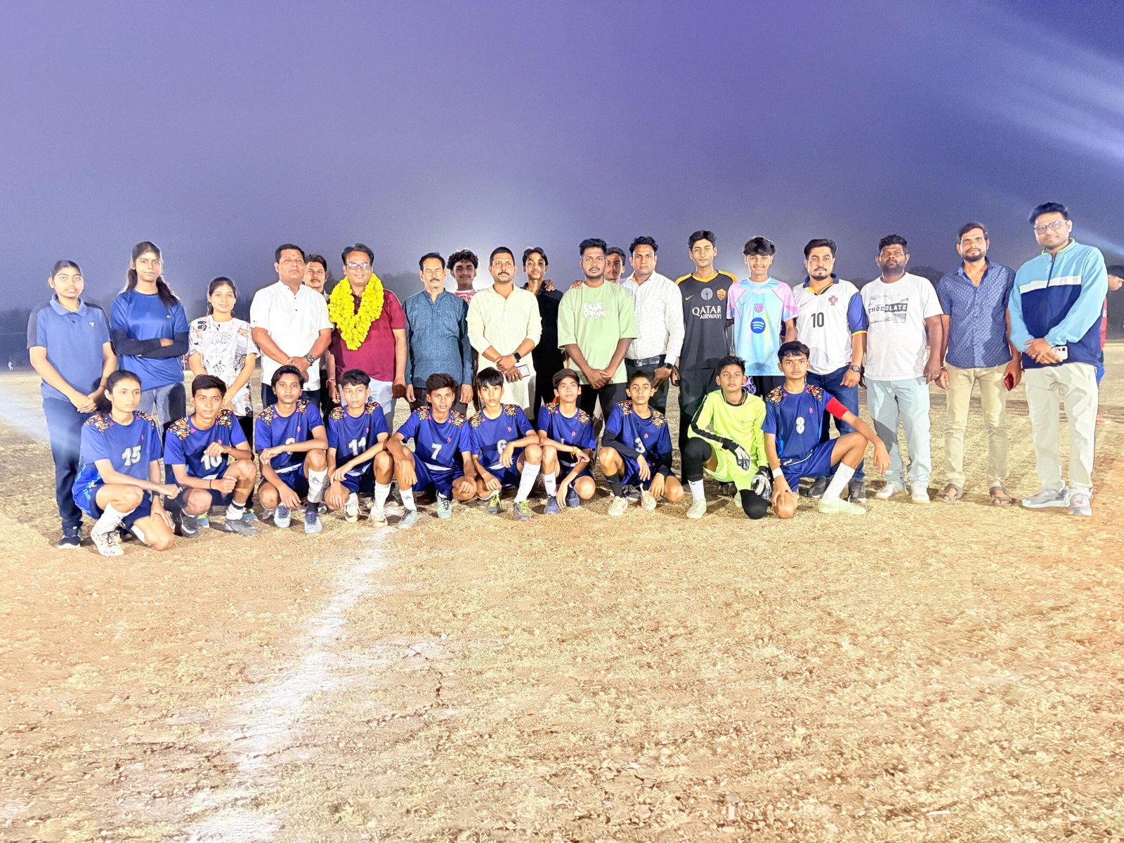 Gurukul and registered victory on the third day of the Railway Boys Football Competition
