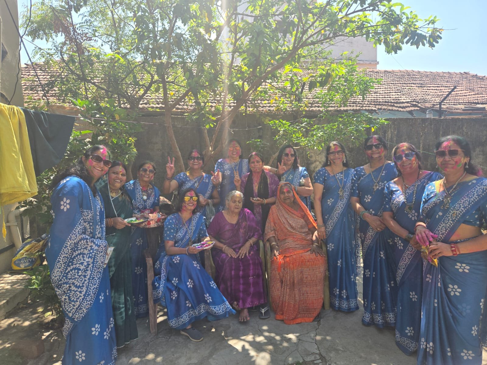 Holi celebrations at Kaveri Estate: revellers dance amidst colours, gulal and melodious music