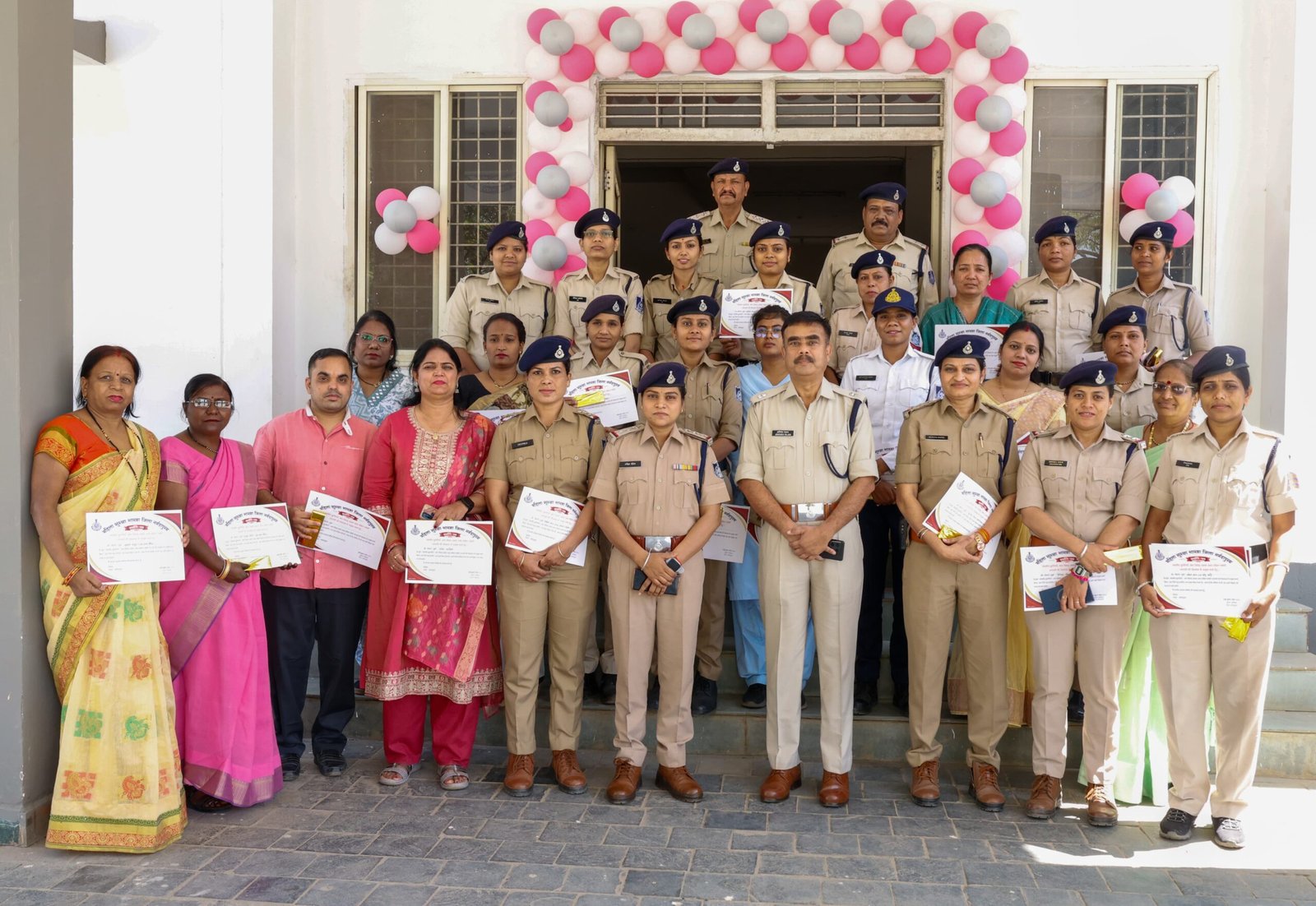 Women police officers and One Stop Centre workers honoured on International Women's Day