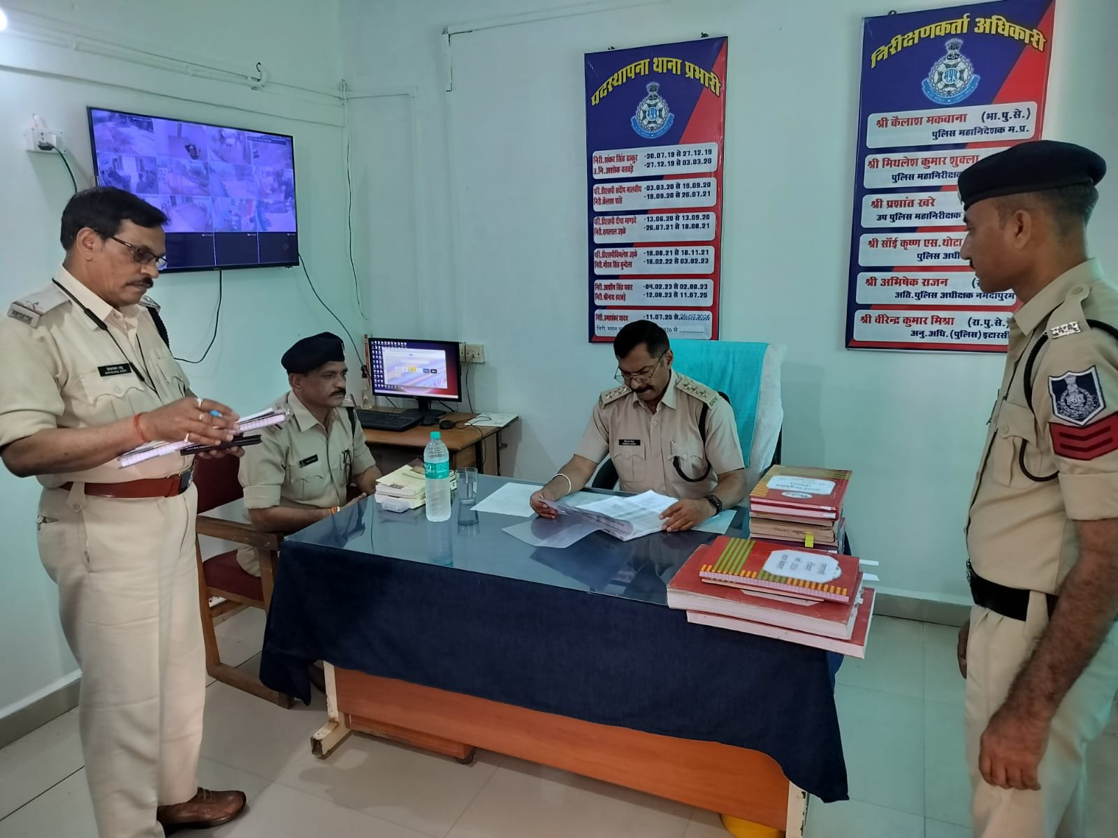 Annual inspection of Kesla police station; SDOP examines files, directs speedy resolution of pending cases