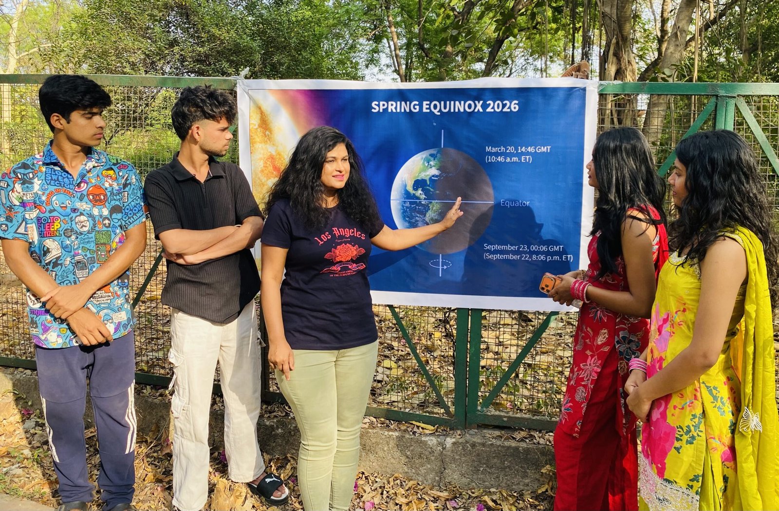 Astronomy Fact: Day and night are not equal on the March equinox, but the Sun's direction is precise.