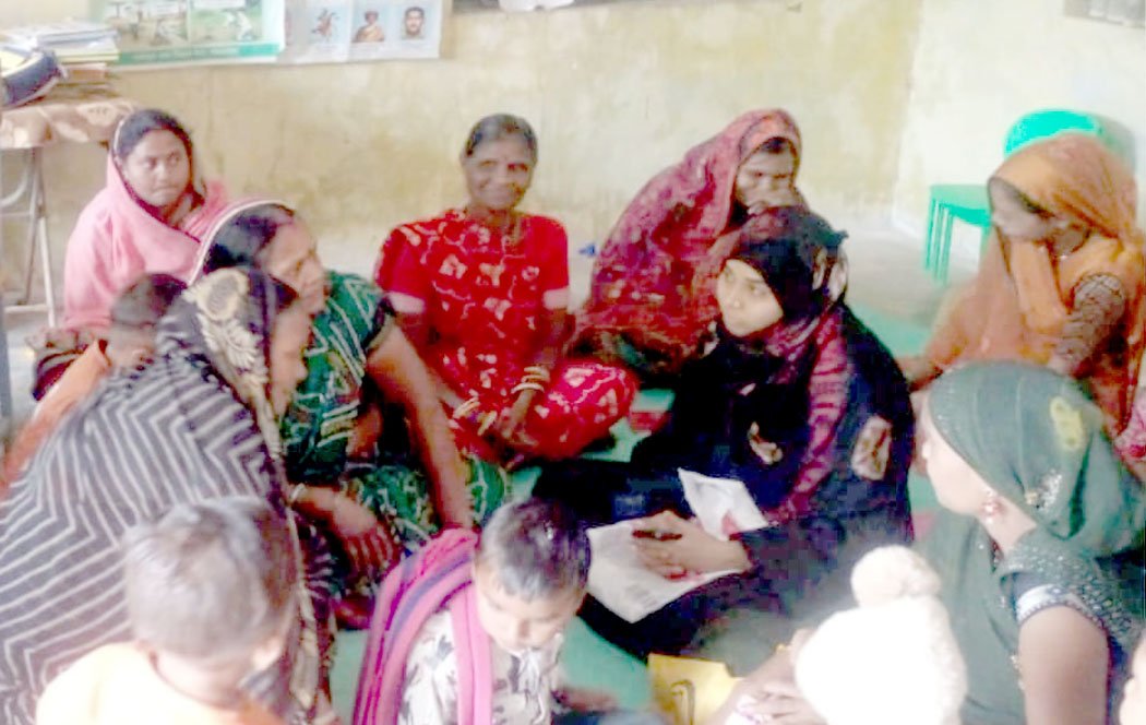 Villagers were made aware about safe drinking water, waste management and plastic liberation.