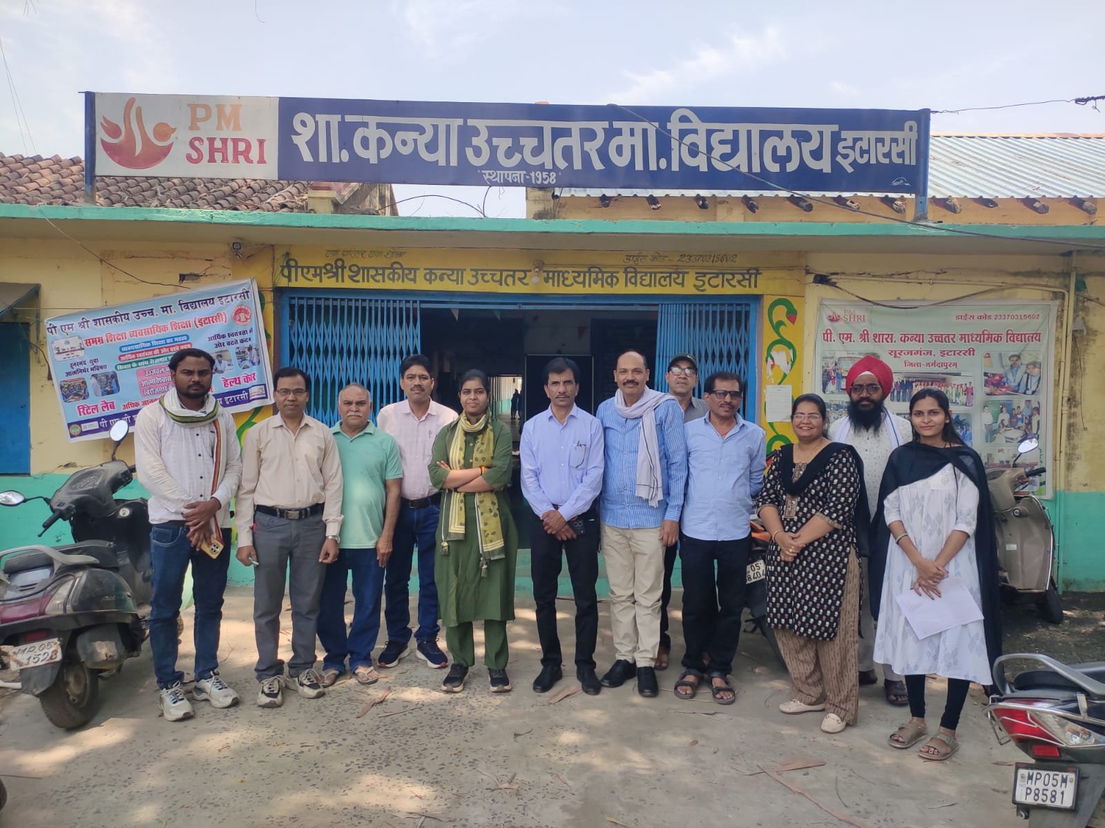 Assistant Director conducts surprise inspection of schools, expresses displeasure over low attendance of girl students