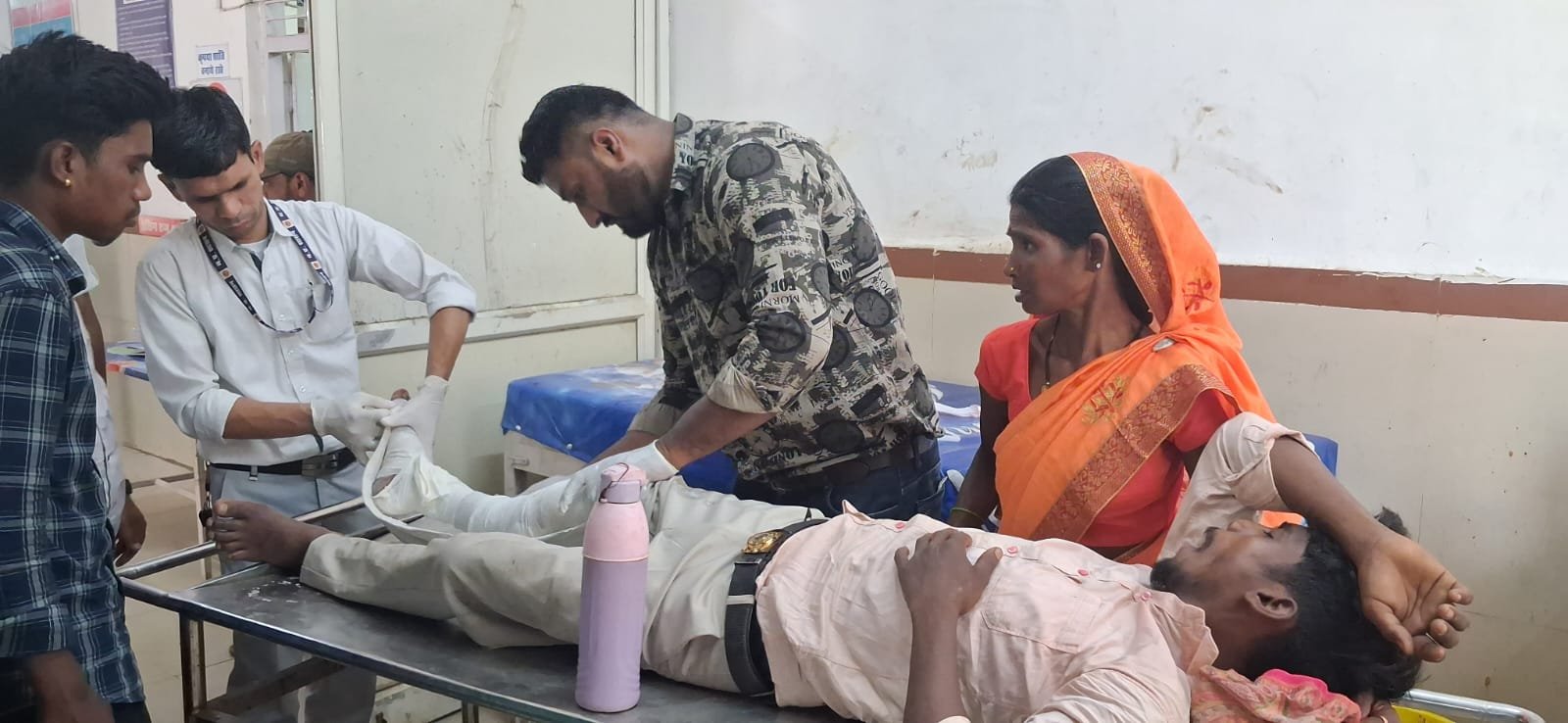 Two bikes collided near Temla village, three youths injured, two in critical condition