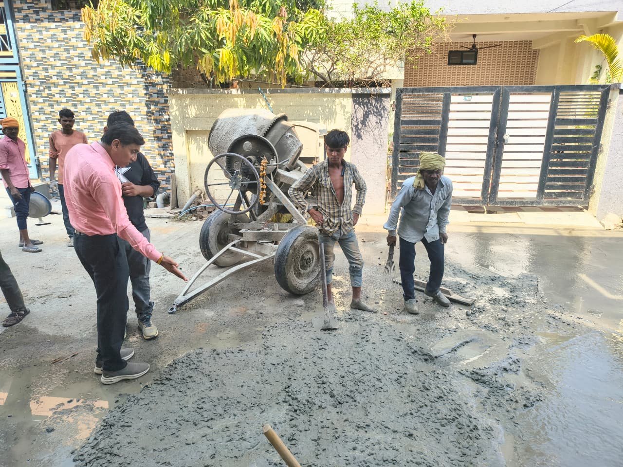 Municipal Chairman strict on negligence in construction works, strict instructions given to contractors